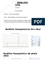 Analisis Geoquimicos