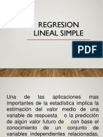 Regresion Lineal Simple