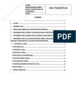 Procedimiento de Seguridad Del Equipo de Proteccion Personal PDF