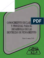 Estremera, Ruben - Conocimiento Declarativo y Procesal para El Desarrollo de Las Destrezas