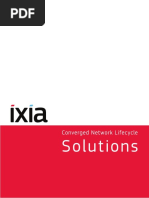 Ixia Solutions Brochure