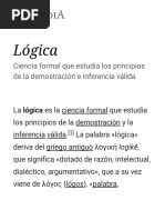 Lógica - Wikipedia, La Enciclopedia Libre