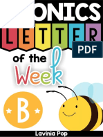 Alphabet Phonics Letter of The Week B