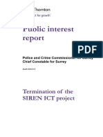 Siren Public Interest Report