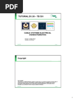 Tutorial, TB 531, B1-30 Cable System Electrical Characteristics PDF