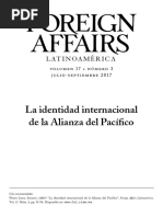 La Identidad Internacional de La Alianza Del Pacífico