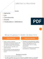 Molecularidad y Orden de Reaccion PDF