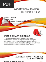 Materials Testing Technology