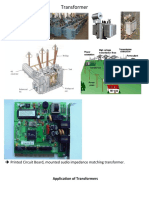 Transformer: Application of Transformers