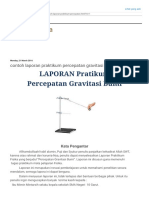 Gemasemesta: Contoh Laporan Praktikum Percepatan Gravitasi Bumi