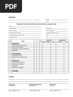 1 Checklist For Excavation, Lean Concrete and Backfiling Alfredo