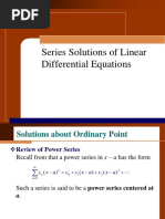 Series Solutions of Linear Differential Equations