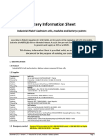 MSDS Saft NiCd Cells 2012