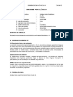 Informe Psicológico Casm 85