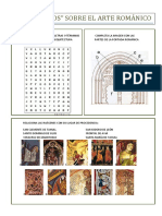 Localiza en La Sopa de Letras 9 Términos Completa La Imagen Con Las Relacionados Con La Arquitectura Partes de La Portada Románica