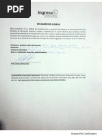 Declaracion Cesantia