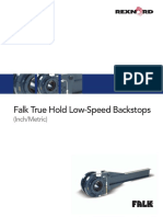 561 110 - Falk True Hold Low Speed Backstops - Catalog PDF