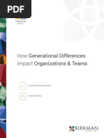 Birkman - How Generational Differences Impact Organizations & Teams