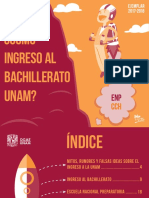 Folleto Como Ingreso Al Bach UNAM 2017