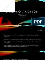 Cayetano V. Monsod: September 3, 1991 201 SCRA 210 Paras, J