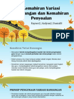 Kemahiran Variasi Ransangan Dan Kemahiran Penyoalan