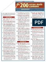 Os 200 Erros Mais Comuns Da Língua Portuguesa - Resumo para Concursos