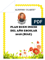 Plan Buen Inicio Del Año Escolar 2018