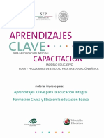 APRENDIZAJES CLAVES Curso Formación Cívica y Ética