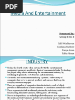 Media and Entertainment: Presented by