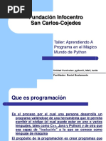 Diapositivas Taller Python