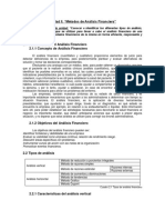 2a Unidad: Métodos de Análisis Financiero