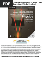 Cambridge International As and A Level Physics Coursebook With CD Rom PDF