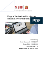 MR - Facebook Effects On Consumer Productivity and Lifestyle