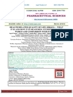 Health Related Quality of Life (Hrqol) - What It Is and How It Is Measured: Studies From The World and Comparison With Pakistan