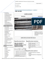 ACERO 420 MPA - Especificaciones Técnicas para Construcción de Viviendas