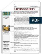 Toolbox Talks Lifting Safety English