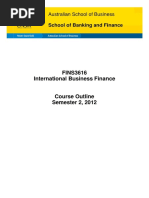 FINS3616 International Business Finance S22012 PDF