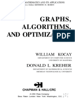 Graphs, Algorithms, and Optimization: William Kocay