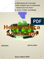 Hemeroteca Ambiental