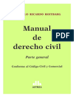 Manual de Derecho Civil. Parte General. Roitbarg. 2016 PDF