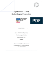 High Pressure LOxH2 Rocket Engine Combustion