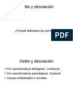 Delito y Desviación