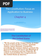 The Constitution: Focus On Application To Business