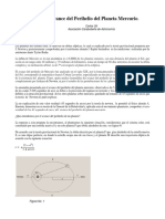 El Avance Del Perihelio Del Planeta Mercurio