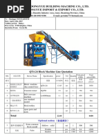 Quotation For QT4-24 Block Machine-150423-GA