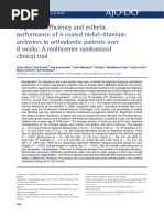 Alignment Efficiency and Esthetic Performance of 4 2017 American Journal of