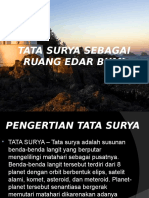 Tatasurya Sebagai Ruang Edar Bumi