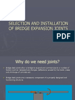 Selection and Installation of Bridge Expansion Joints