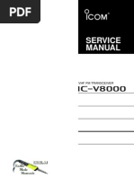 Icom IC-V8000 Service Manual