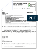 3 Avaliação de Mecanização Agrícola - Pulverização Agrícola